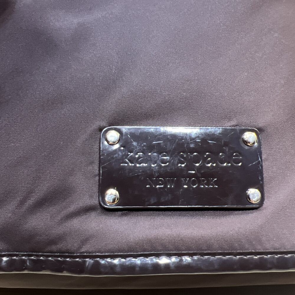 Kate Spade Messenger/Diaper Nylon Bag Brown/green - Picture 6 of 14